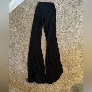 Black OFFLINE By Aerie Real Me High Waisted Crossover Flare Legging